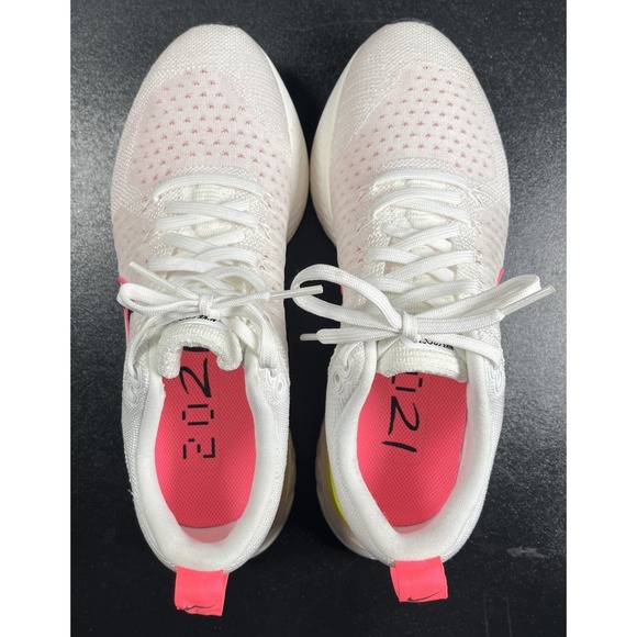 Nike Shoes Women 9 React Infinity Run Flyknit 2 'Rawdacious' Running DJ5396-100 - Picture 10 of 16
